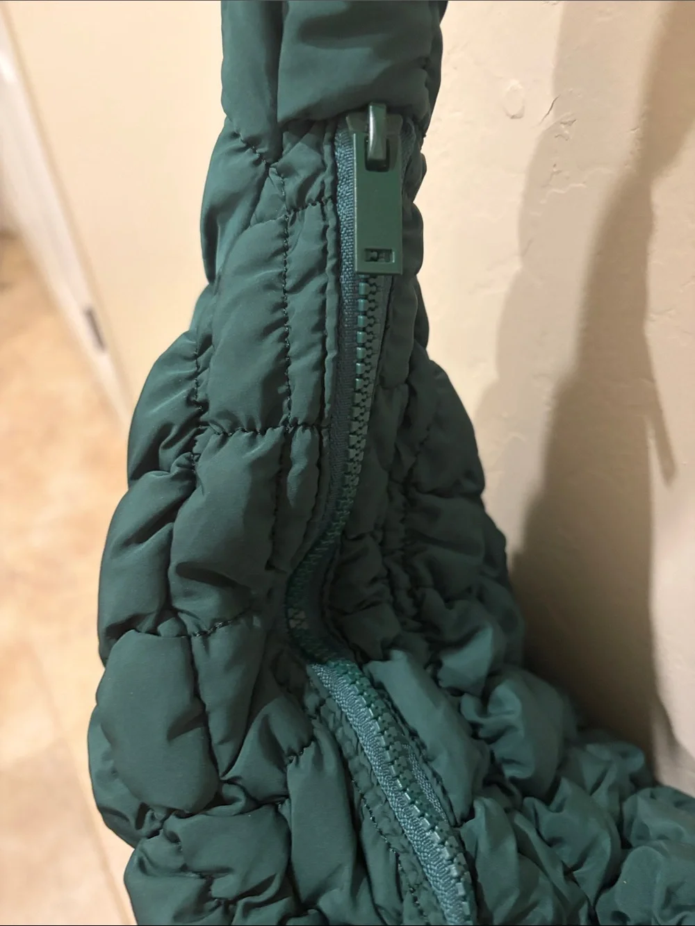 Source Unknown Teal Braided Knot-Handle Shoulder Bag